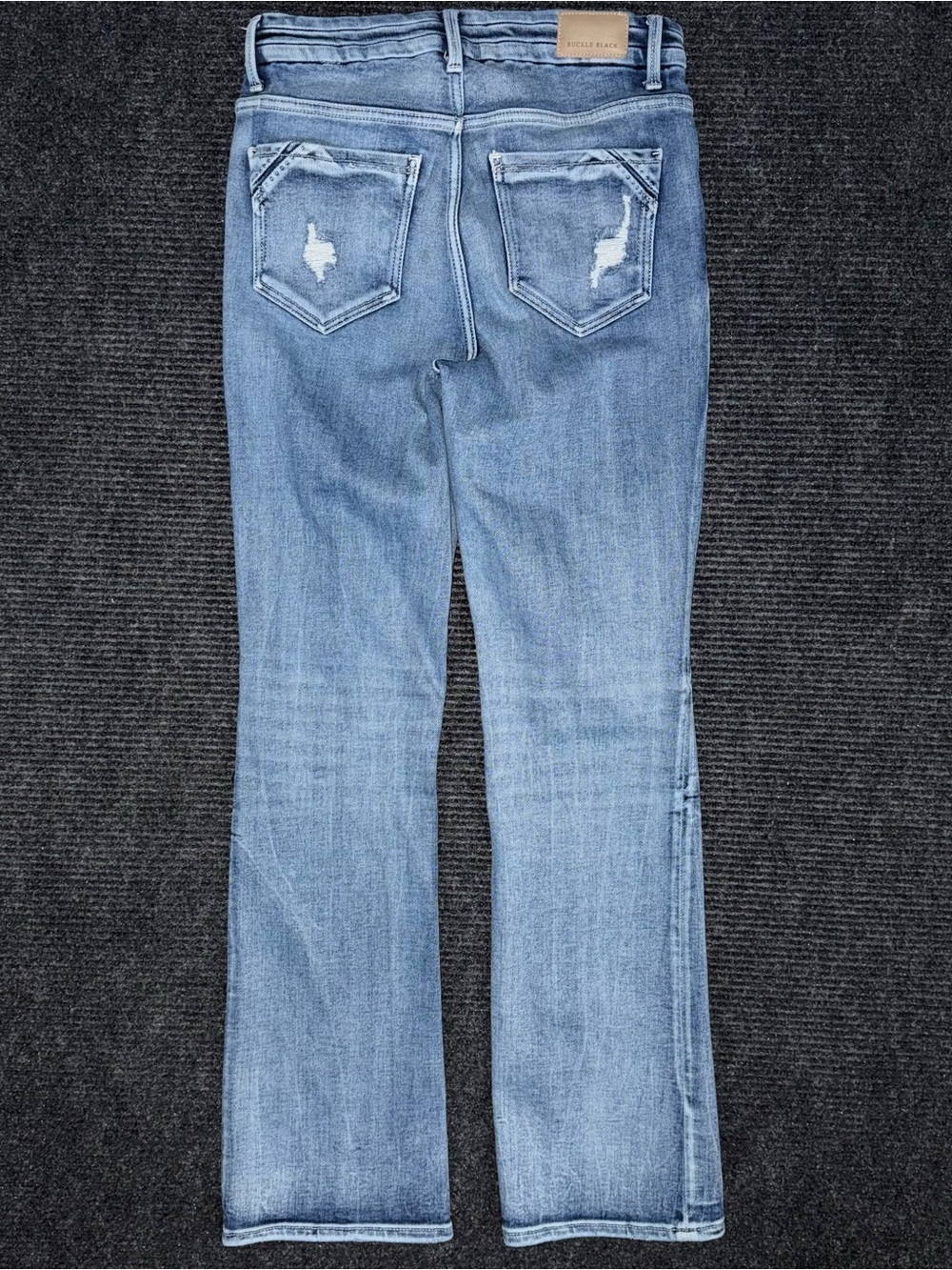 Buckle Black Fit No 75 Tailored Bootcut Stretch Jean 27x31.5 Distressed BBW1461R - Picture 2 of 10